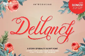 Dellancy font