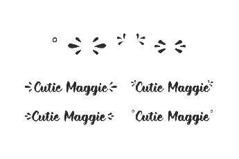 Cutie Maggie Demo font