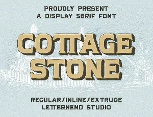 Cottage Stone font