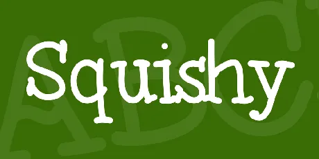 Squishy font