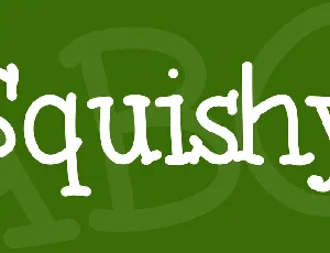 Squishy font