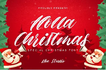 Holla Christmas font