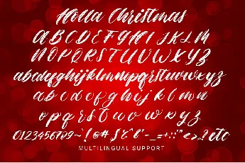 Holla Christmas font