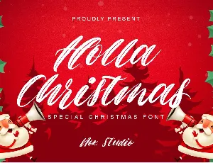 Holla Christmas font