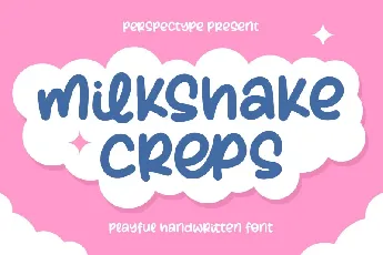 Milkshake Creps font