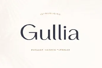 Gullia font