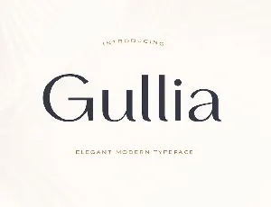 Gullia font