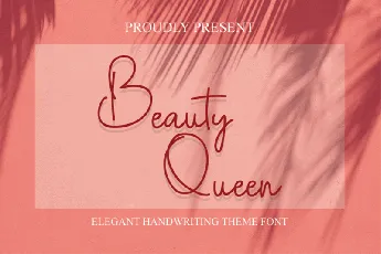 Beauty Queen Script font