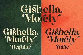 Gishella Morely Serif font