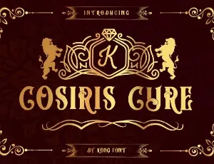 Cosiris Cure Display font