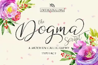 Dogma Script font