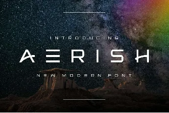 Aerish font