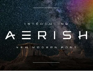 Aerish font