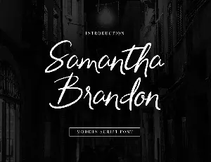 Samantha Brandon font