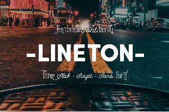 Lineton Family font