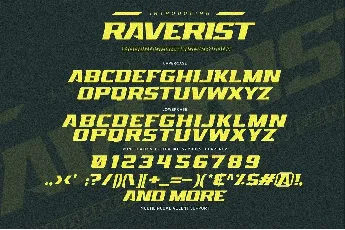 Raverist font