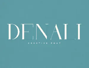 Denali font