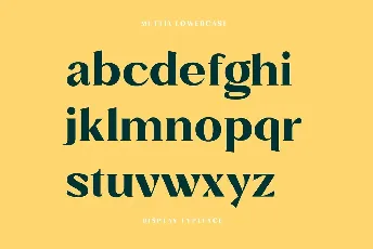 Muttia font