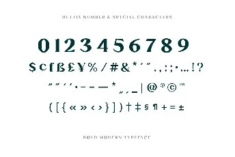 Muttia font