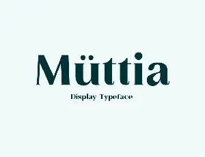 Muttia font