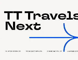 TT Travels Next Family font