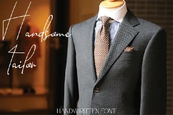 Handsome Tailor Handwritten font