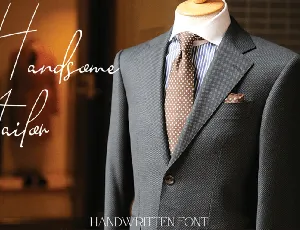 Handsome Tailor Handwritten font