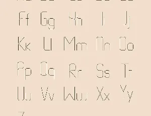 Thin Line font