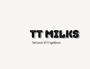 TT Milks font