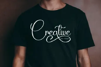 Black Calligraphy font