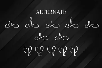 Black Calligraphy font