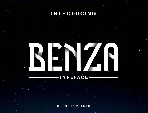 Benza Typeface Free font