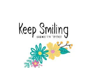 Keep Smiling font