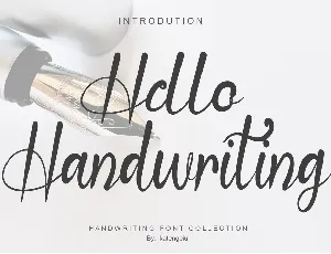 Hello Handwriting font