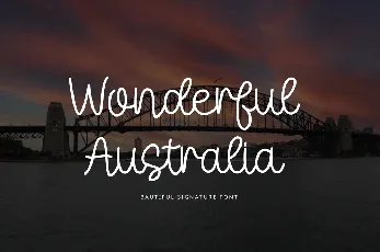 Wonderful Australia font