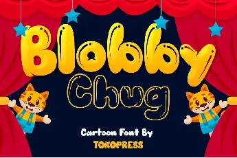 BLOBBY CHUG font