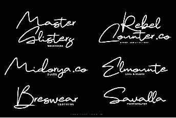 Edwarstile Signature font