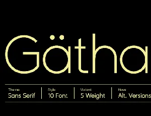 ZT Gatha font