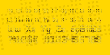 Triple Dot Digital-7 font