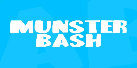 Munster Bash font