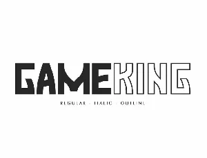 Gameking font