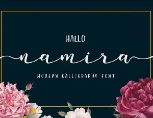 Namira Calligraphy font