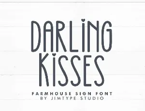 Darling Kisses DEMO font