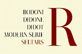 Seltars font