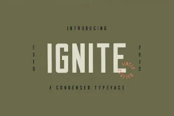 Ignite Sans Serif font