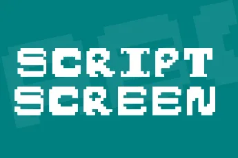 Script Screen font