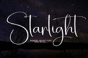 Starlight Calligraphy font