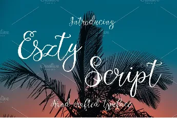 Eszty Script Free font