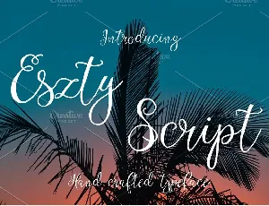 Eszty Script Free font