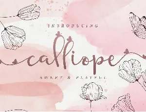 Calliope Script font